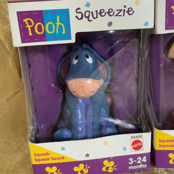 Mattel Pooh Squeezie Collection | 2000s | Winnie-the-Pooh Tigger Eeyore - Picture 7 of 9